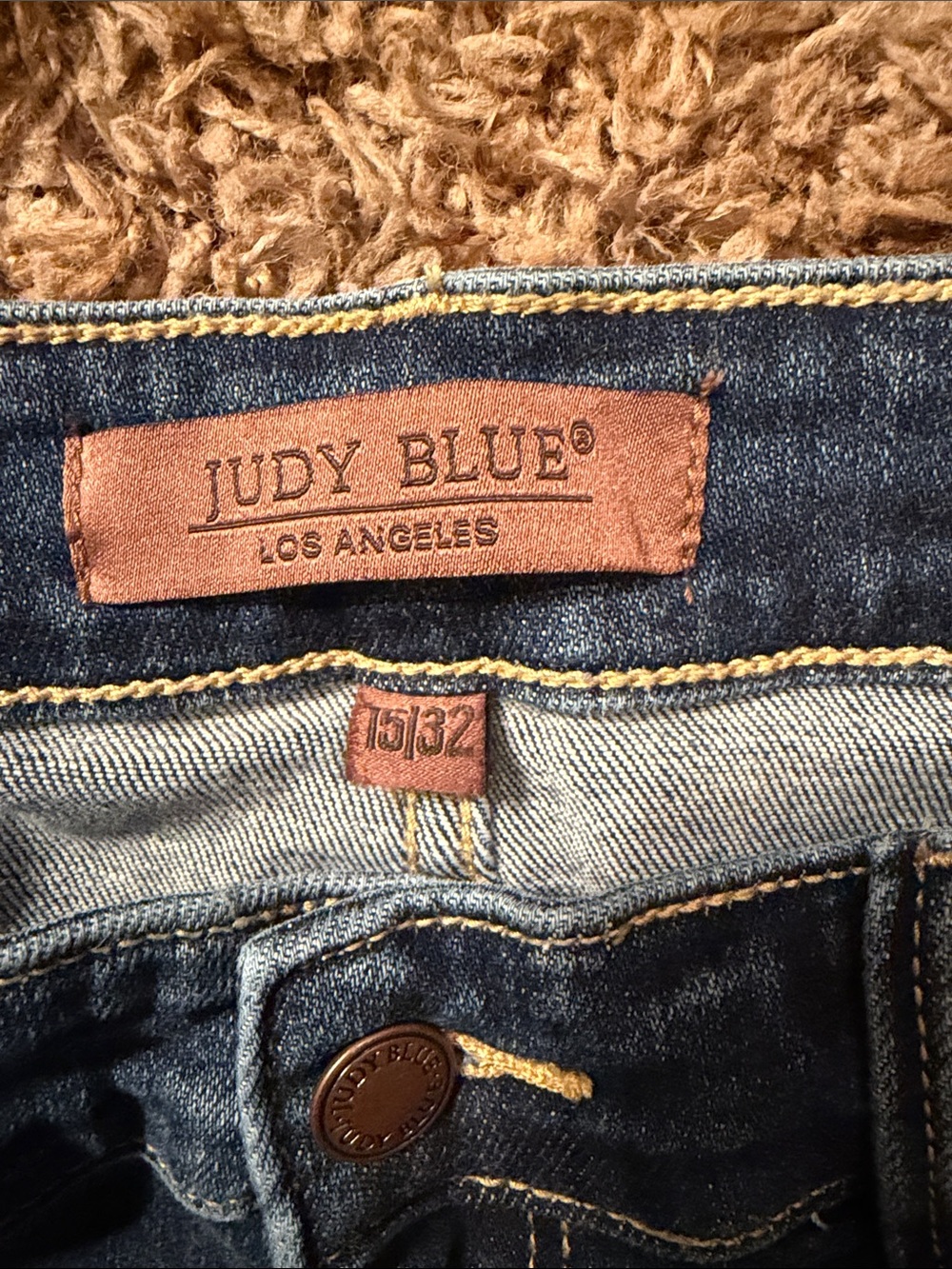 Judy Blue women’s wide leg 90’s fit Dark Blue Denim Jeans - Picture 4 of 6